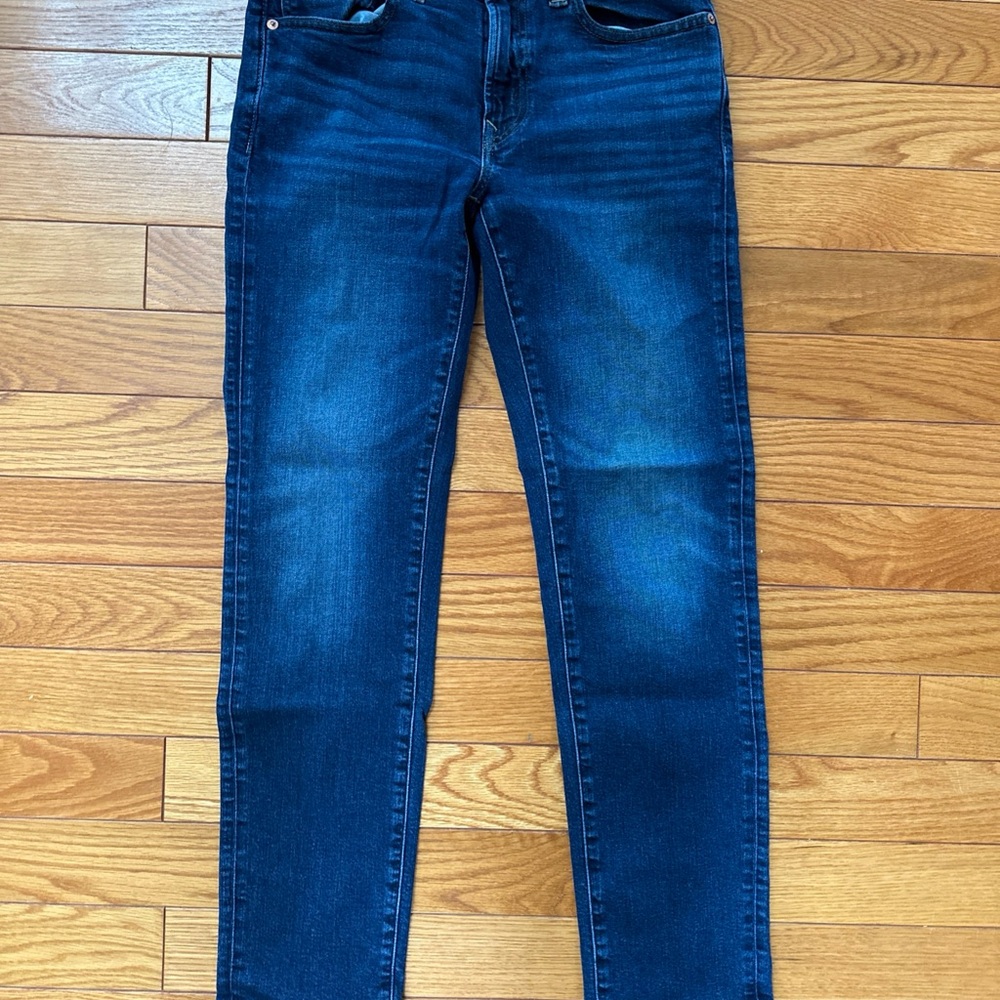 American Eagle Outfitters Blue Slim Straight Jeans